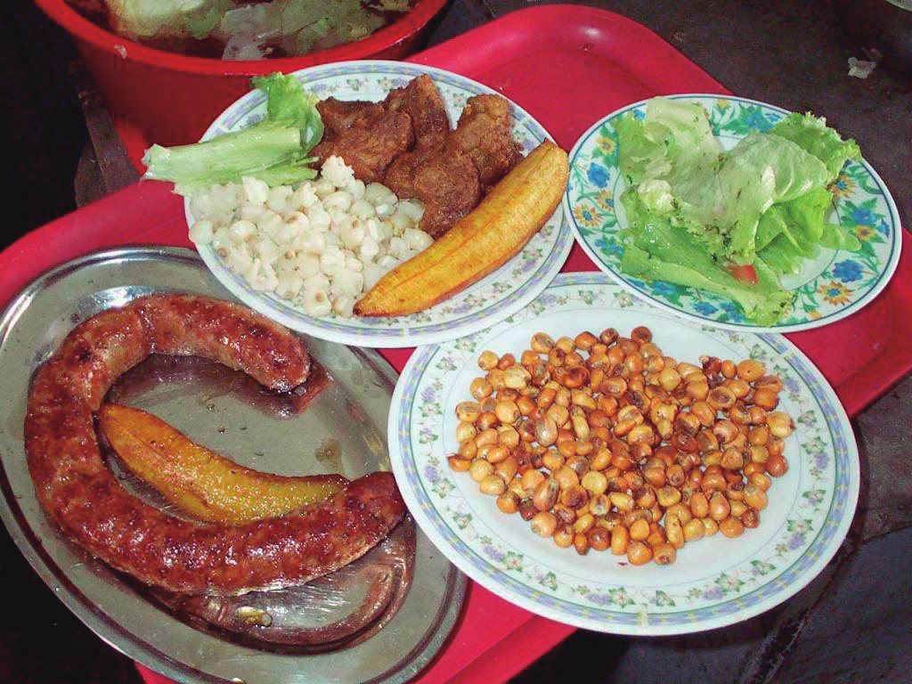 Platos típicos de la gastronomía guaneña